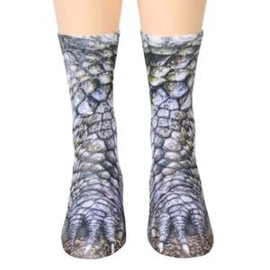✨🐊3D Animal Paw (Alligator) Crew Socks
